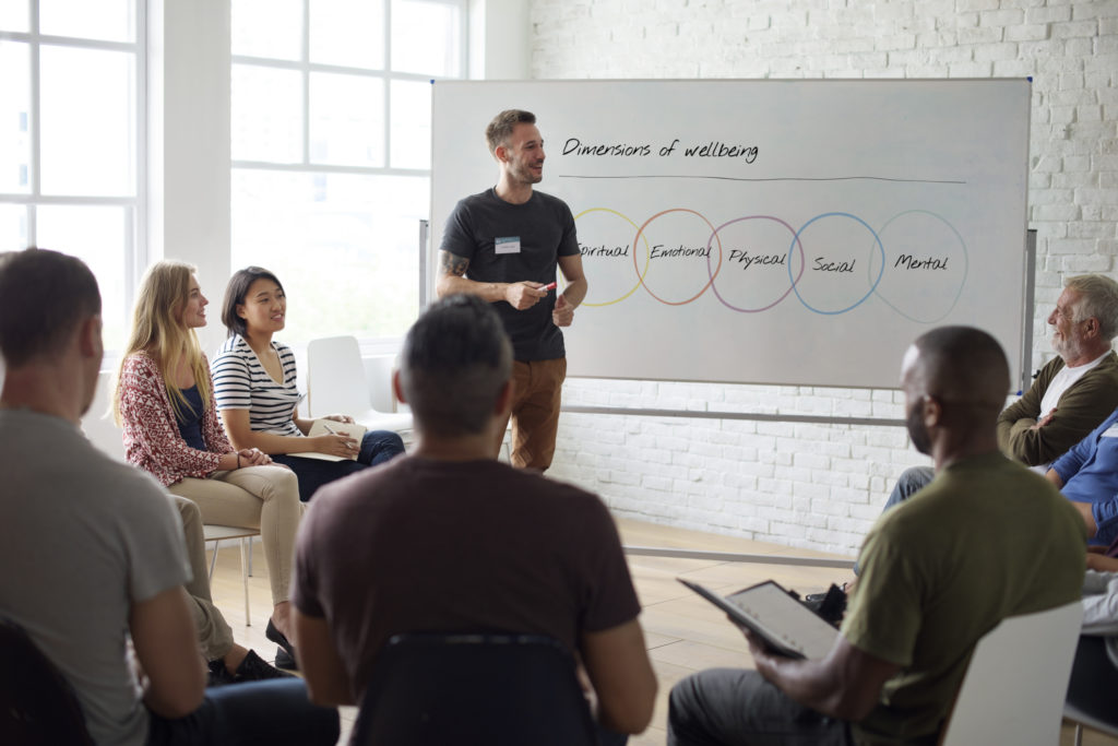 Health and wellbeing strategy concept